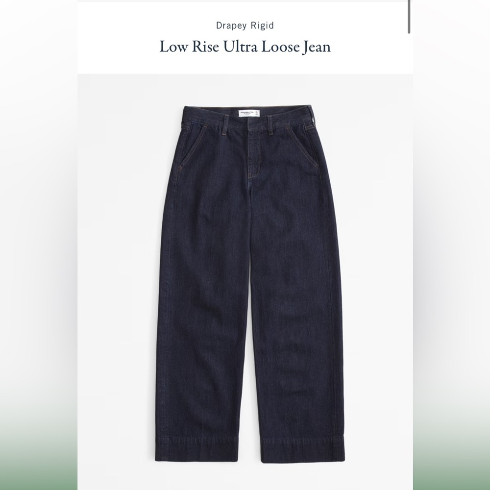 Abercrombie Low Rise Ultra Loose Jean